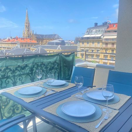 Mikain Terrace Cathedral View With Free Parking & Air Cond Lejlighed San Sebastián Eksteriør billede